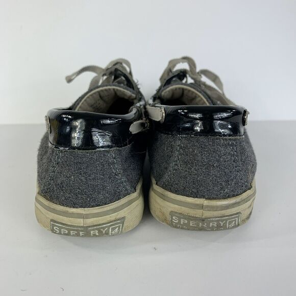 Sperry Top Sider Boat Shoes Slip On Gray Summer Preppy Spring Outdoor Size 5.5 M - Picture 6 of 11